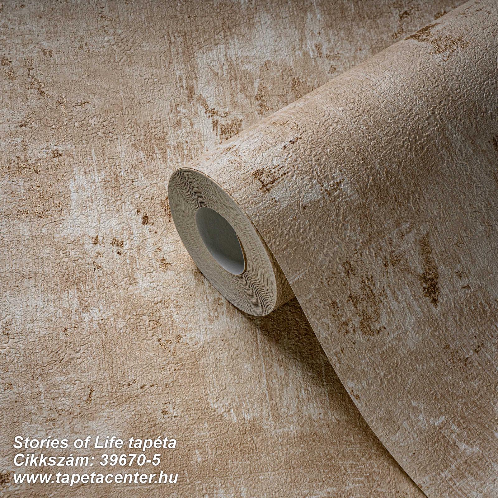 Beton,kőhatású-kőmintás,bézs-drapp,bronz,súrolható,vlies tapéta 